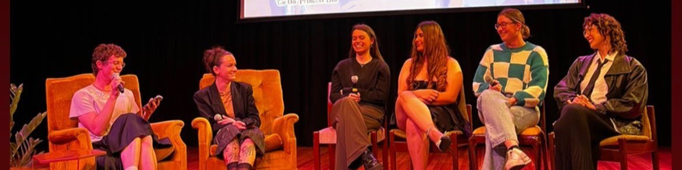 Minna on the filmmakers panel at the festival screening