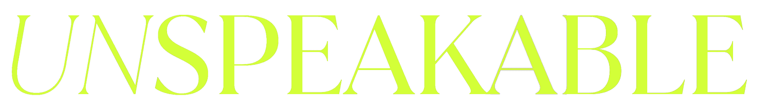 Unspeakable wordmark