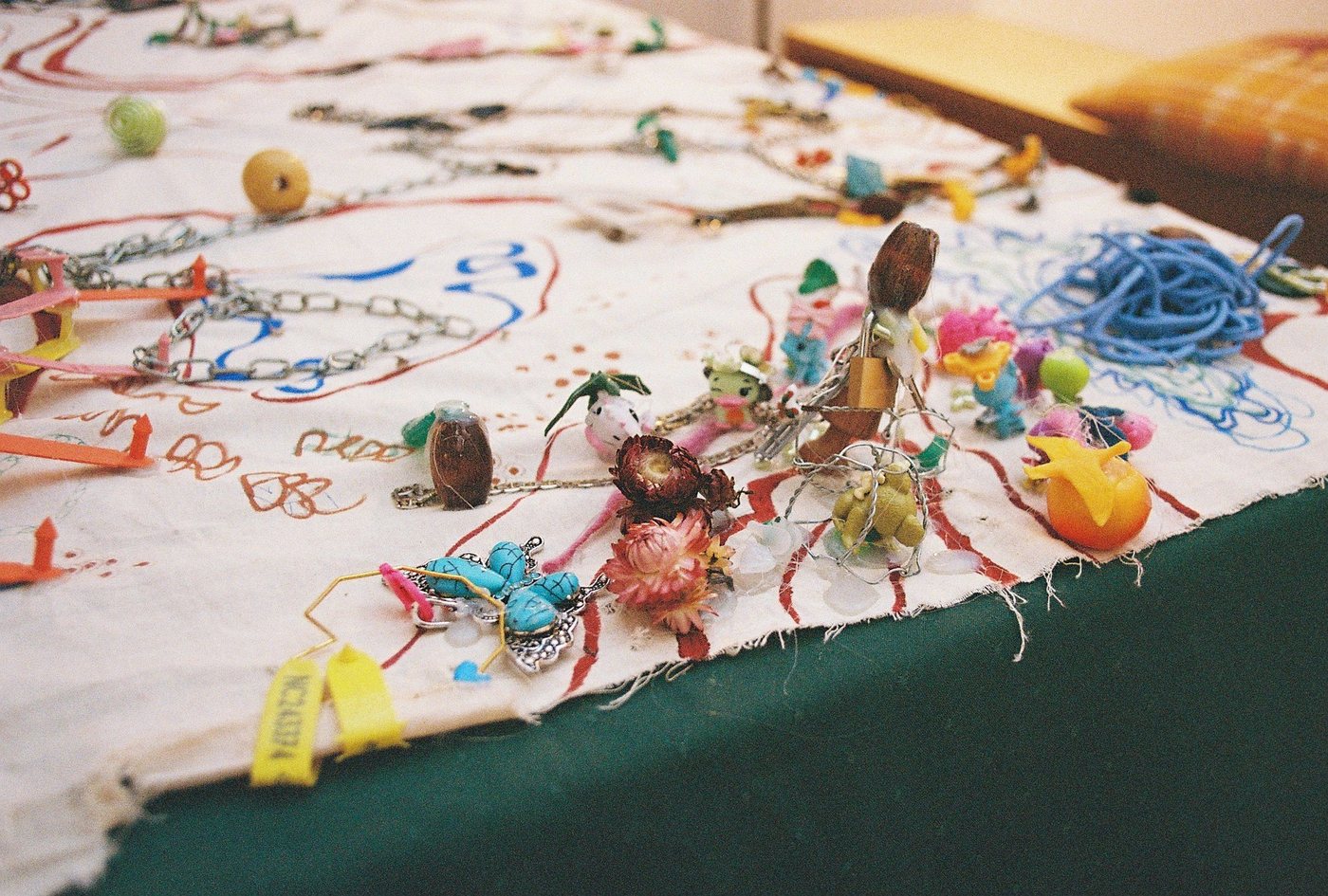 Curious objects attached to the participatory map
